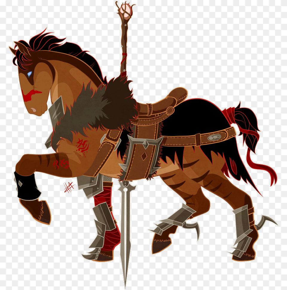 Illustration, Knight, Person, Sword, Weapon Free Png