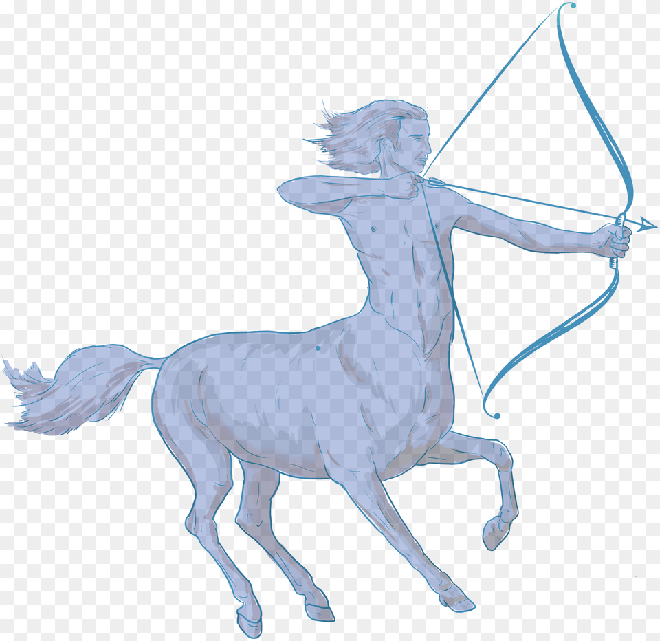 Illustration, Weapon, Bow, Person, Archery Png