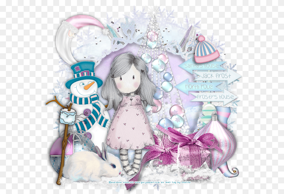 Illustration, Doll, Toy, Snowman, Snow Png Image