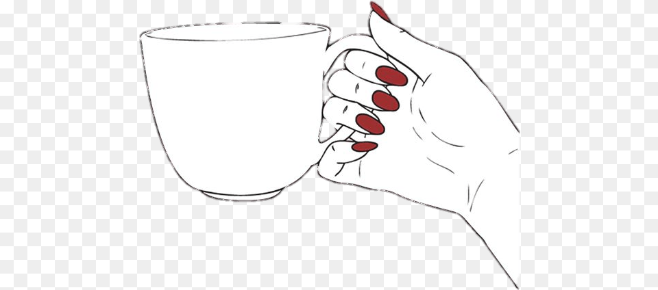 Illustration, Cup, Body Part, Hand, Person Png Image