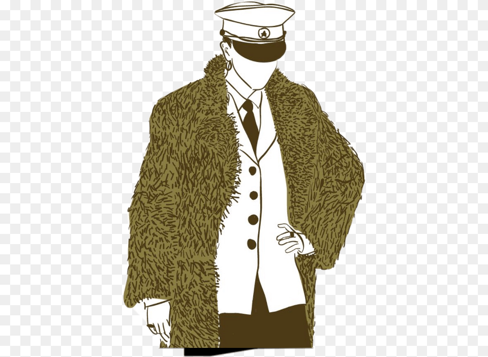 Illustration, Clothing, Coat, Adult, Fashion Png Image