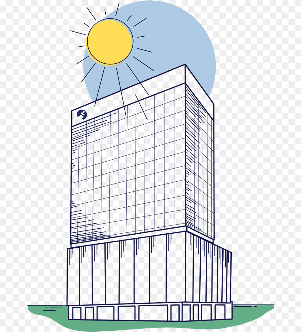 Illustration, Architecture, Outdoors, Office Building, Night Png