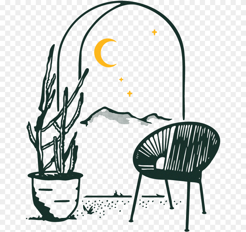 Illustration, Nature, Night, Outdoors, Plant Free Png