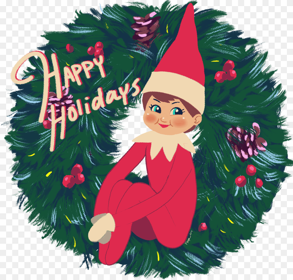 Illustration, Elf, Baby, Person, Head Free Png