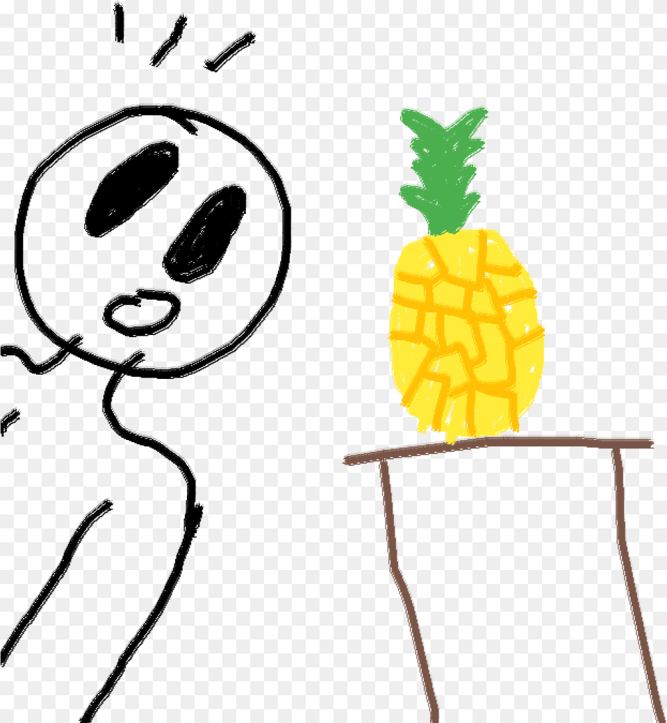 Illustration, Food, Fruit, Pineapple, Plant Png Image