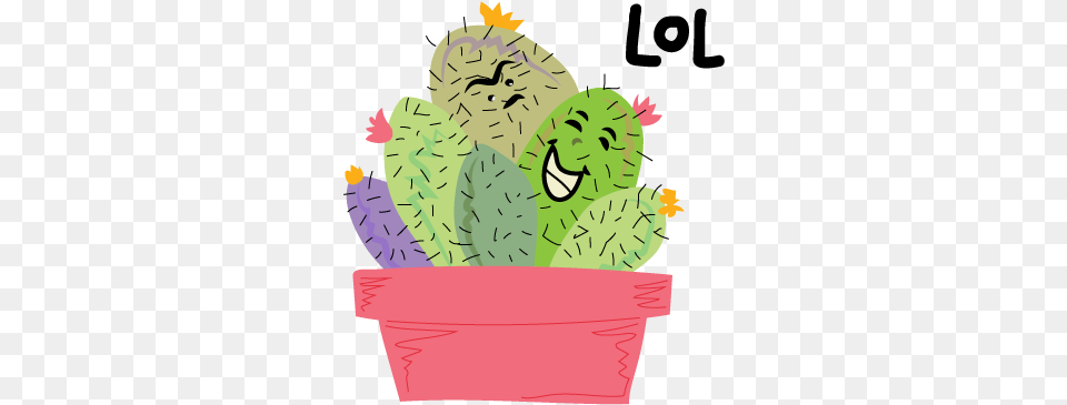Illustration, Plant, Potted Plant, Cactus, Baby Free Png Download