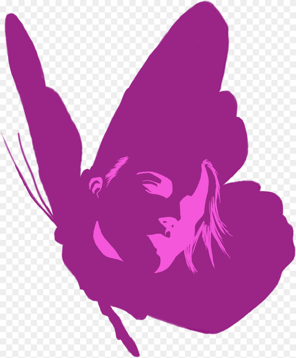 Illustration, Purple, Person, Flower, Plant Png Image