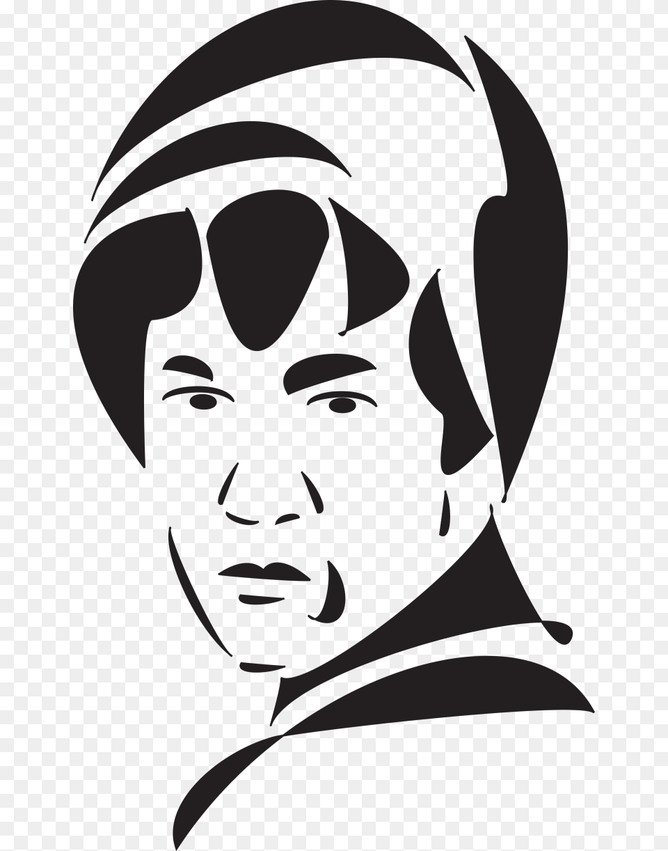 Illustration, Stencil, Person, Helmet, Art Free Png Download