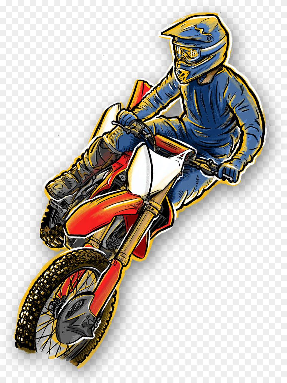 Illustration, Vehicle, Transportation, Motorcycle, Helmet Png Image