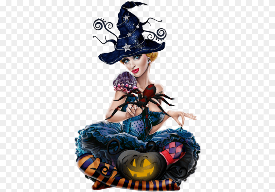 Illustration 3d Personnage Halloween Witch, Publication, Book, Comics, Adult Free Png