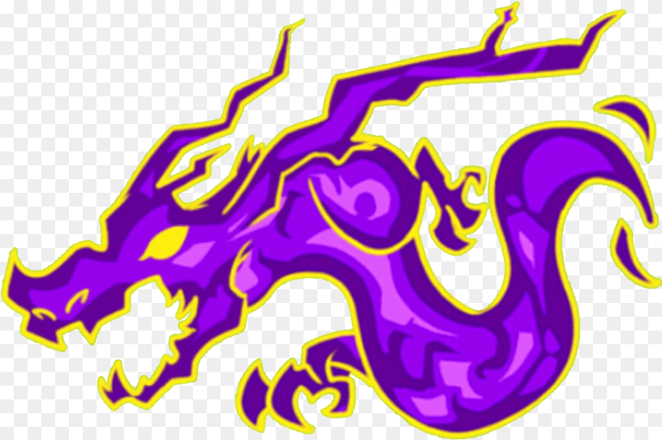 Illustration, Dragon, Purple, Person Free Png Download