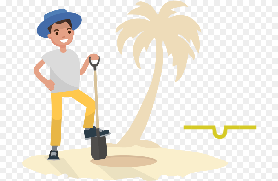 Illustration, Tree, Plant, Cleaning, Person Png