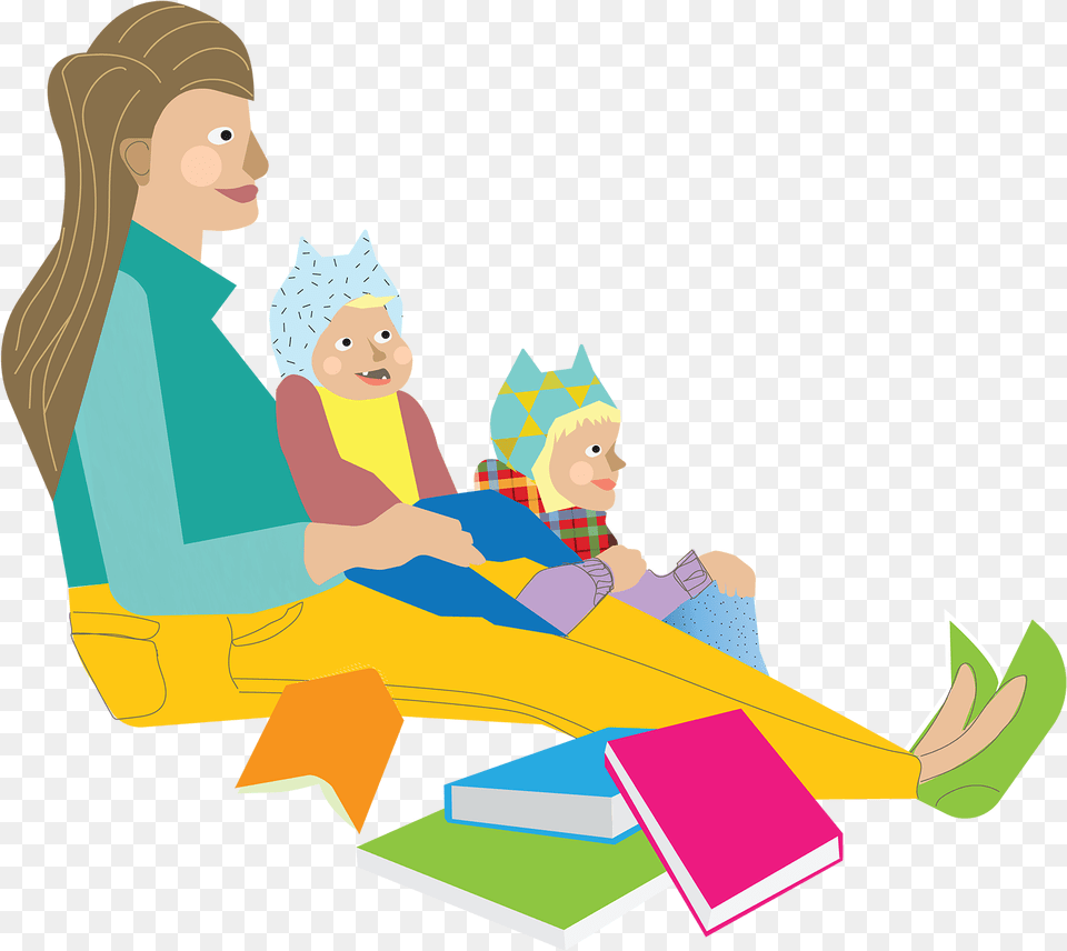 Illustration, Person, Reading, Adult, Female Free Transparent Png