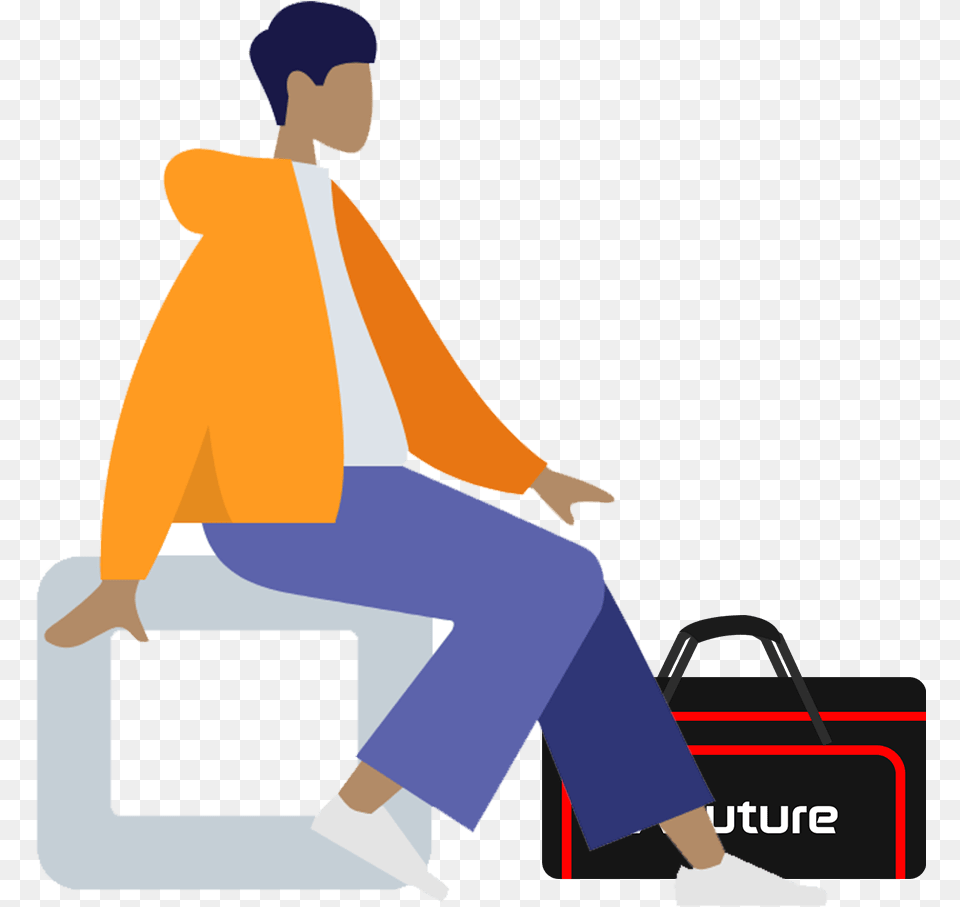 Illustration, Clothing, Pants, Person, Bag Png Image