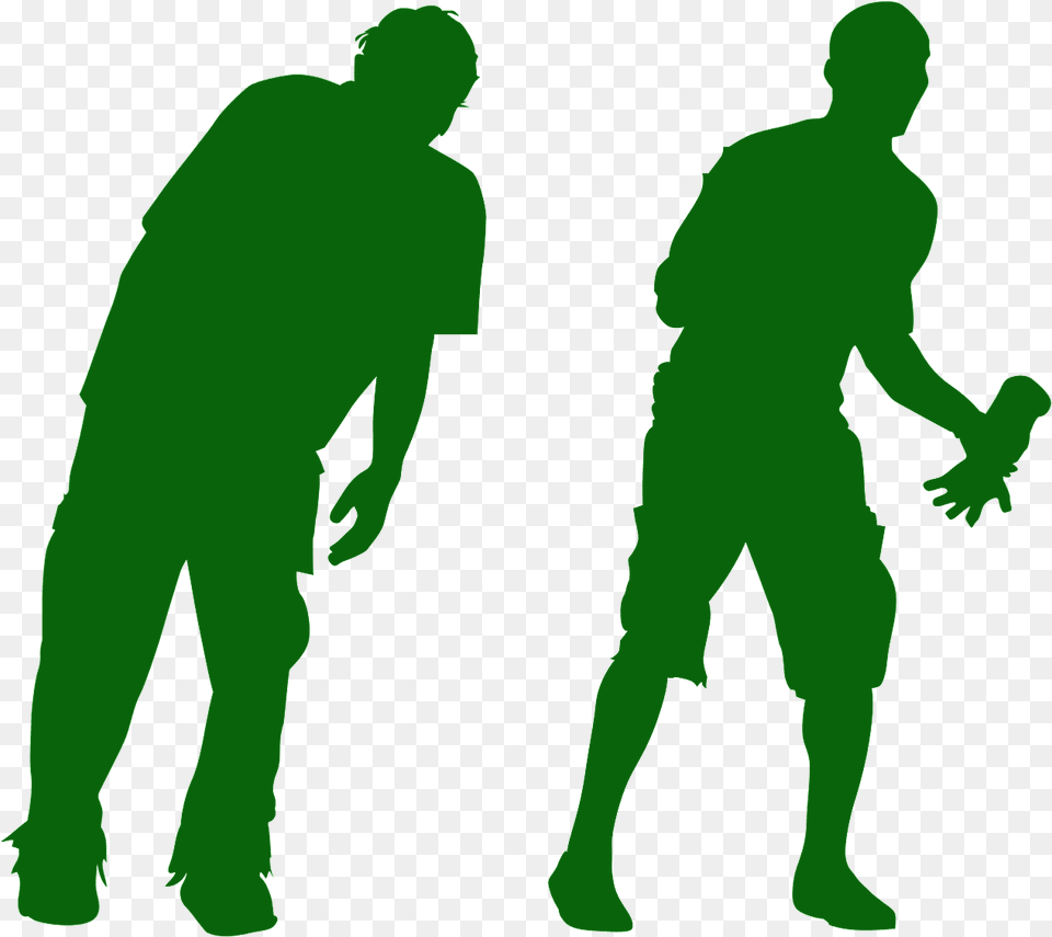 Illustration, Green, Silhouette, Adult, Male Png Image