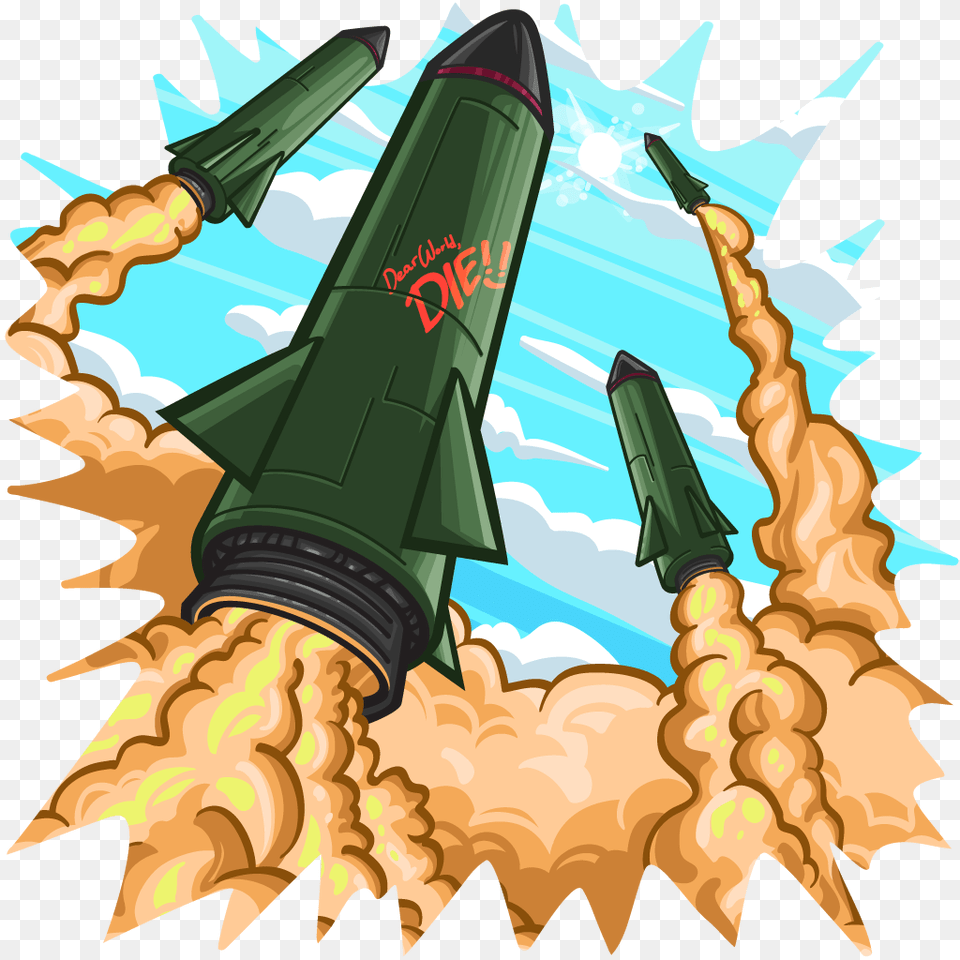 Illustration, Weapon, Ammunition, Missile, Rocket Png