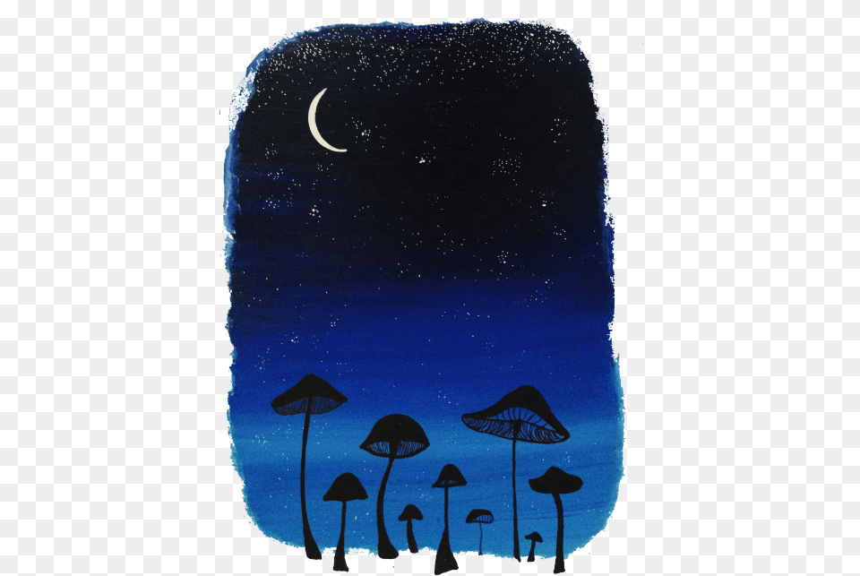 Illustration Art Design Psychedelic Blue Artists On Moon, Astronomy, Outdoors, Night, Nature Png Image