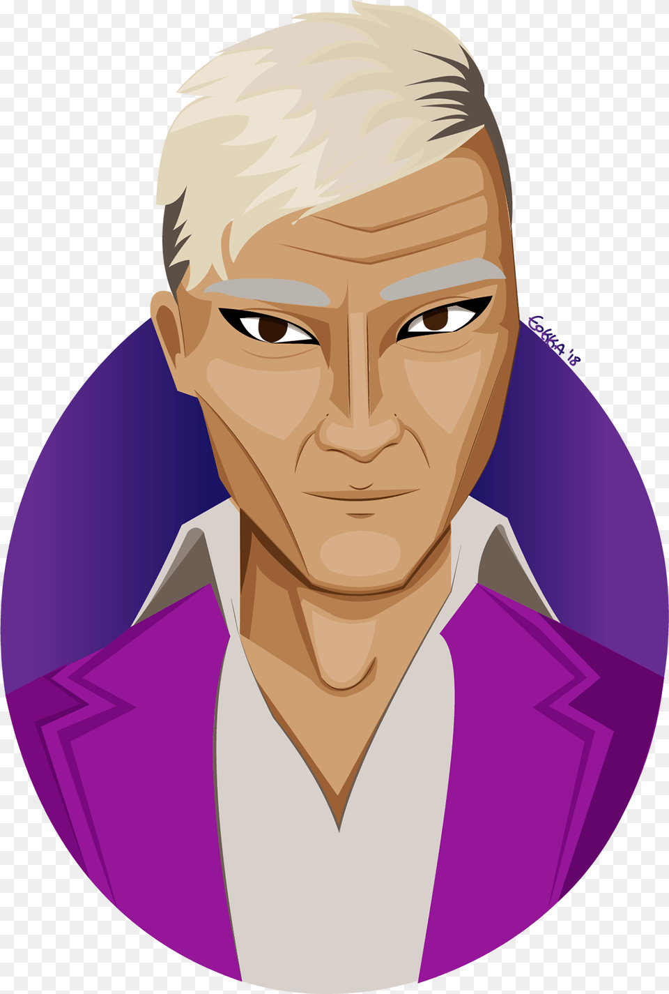 Illustration Based On Main Antagonist Pagan Min From Cartoon, Portrait, Photography, Person, Face Free Png