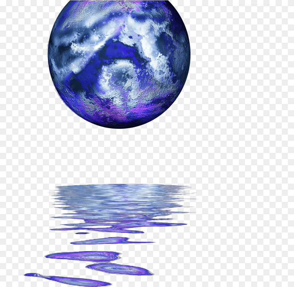Illustration Blue Planet Transprent Download Planetwater Reflection, Astronomy, Outer Space, Globe, Earth Free Png