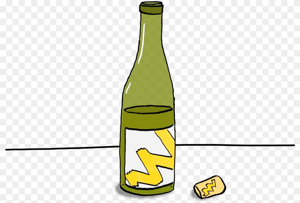 Illustration By Boy Bison Glass Bottle, Alcohol, Beverage, Liquor, Wine Png Image