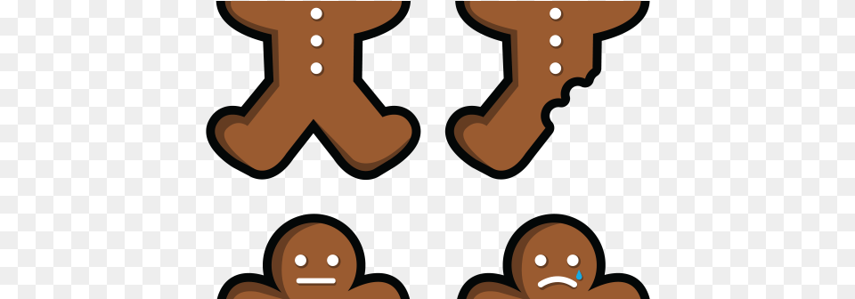 Illustration Cameron Giles Man Eaten Gingerbread Man, Cookie, Food, Sweets Free Transparent Png