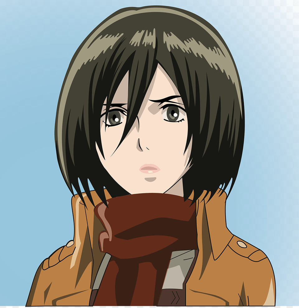 Illustration Character Design Drawing Giant Acrylic Keychain Mikasa Ver2 Of March, Publication, Book, Comics, Adult Png