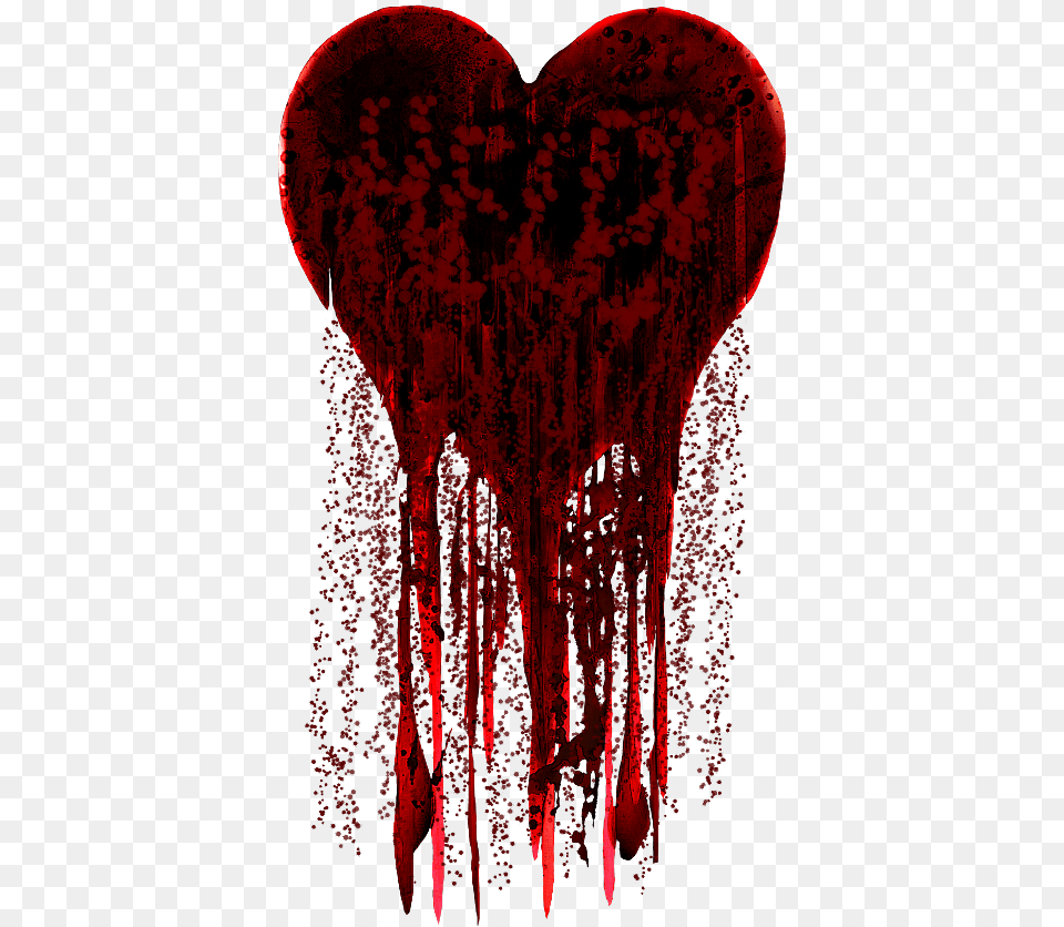 Illustration Corazon Con Sangre, Heart Free Transparent Png