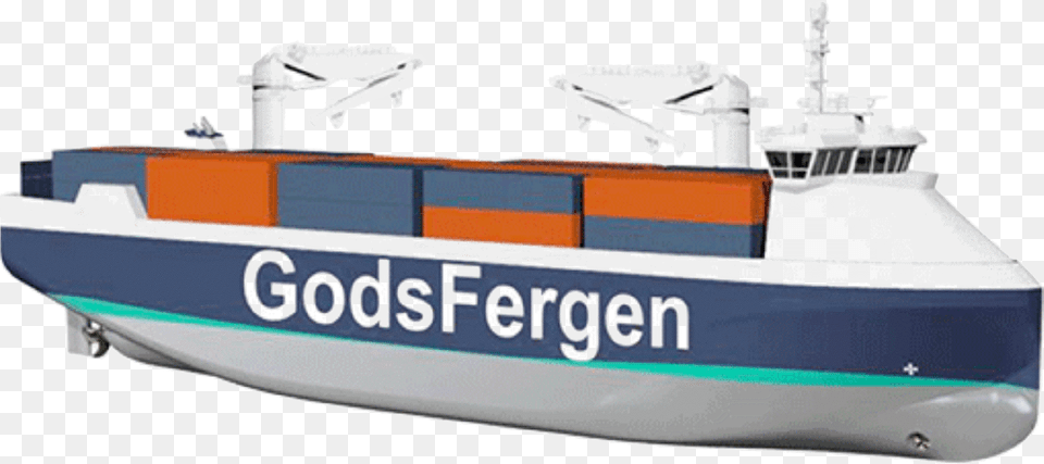 Illustration Godsfergen Sjtransport, Transportation, Vehicle, Watercraft, Barge Png