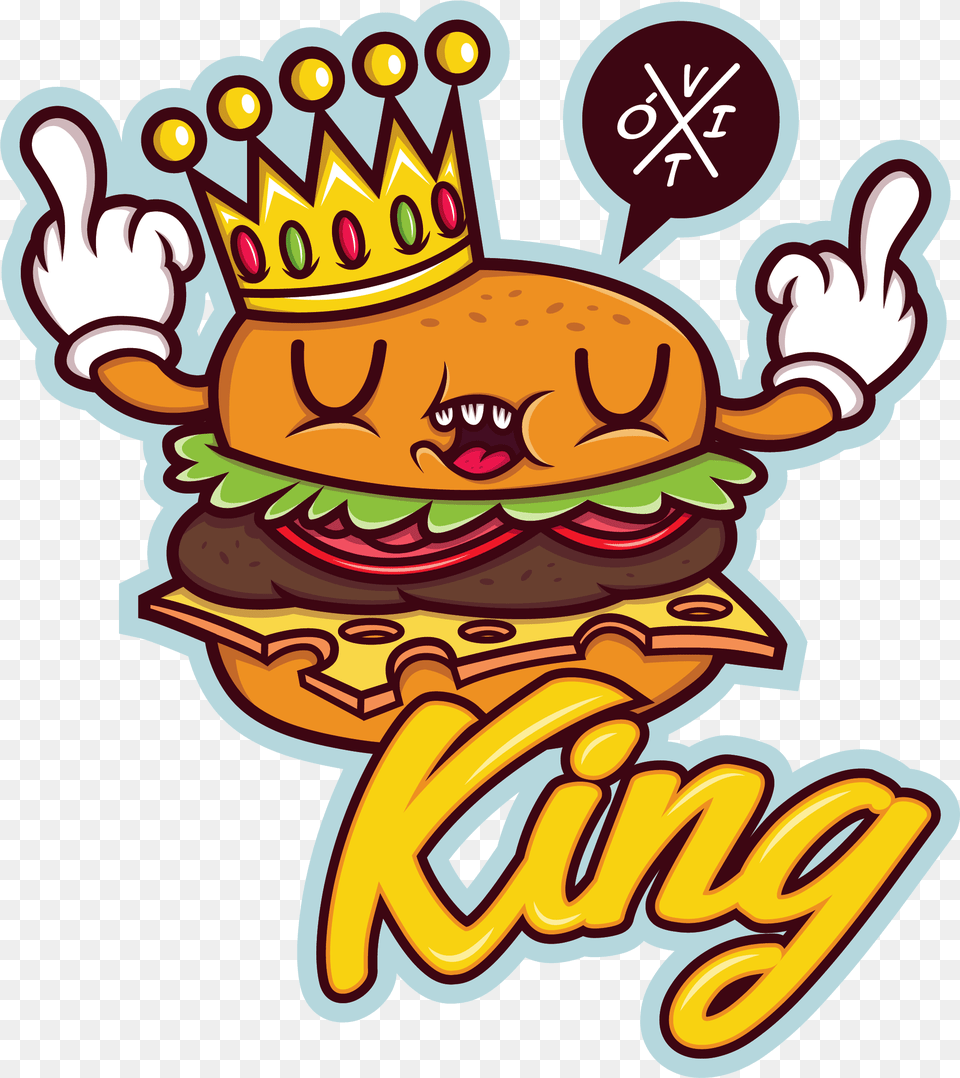 Illustration Http Stickers De Burger King, Dynamite, Weapon, Advertisement, Food Free Png