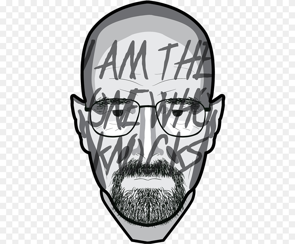 Illustration Inspired On Heisenberg From Breaking Bad Illustration, Head, Photography, Person, Portrait Png Image