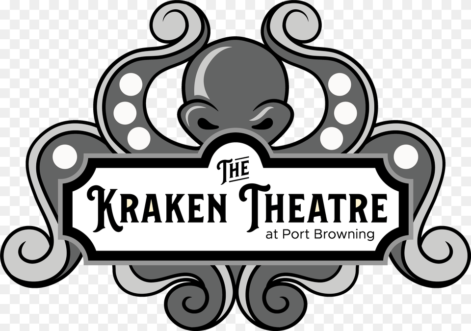 Illustration Kraken Cartoon Logo, Sticker, Device, Grass, Lawn Png