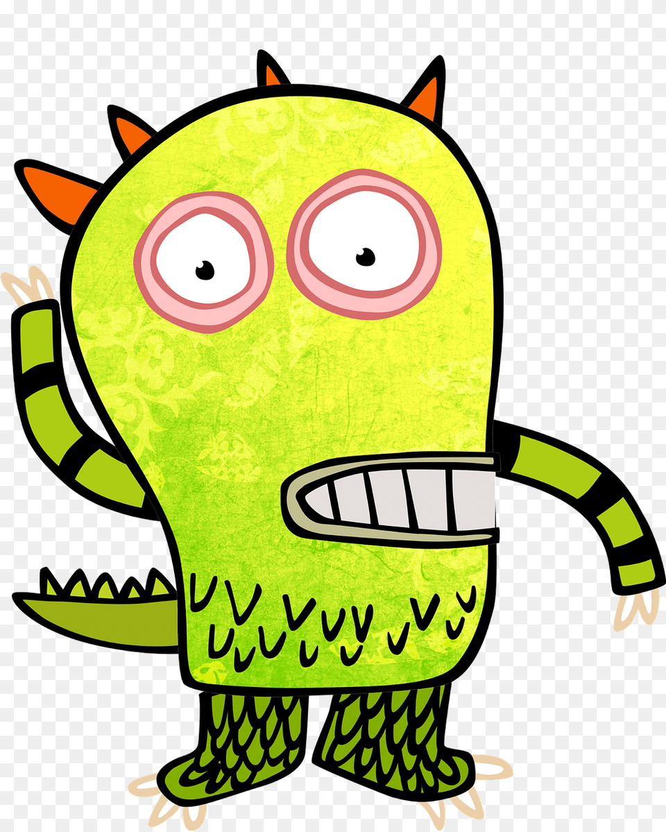 Illustration Monster Vector Kids Image Clipart Kids Art Monster, Baby, Person, Plush, Toy Free Png Download