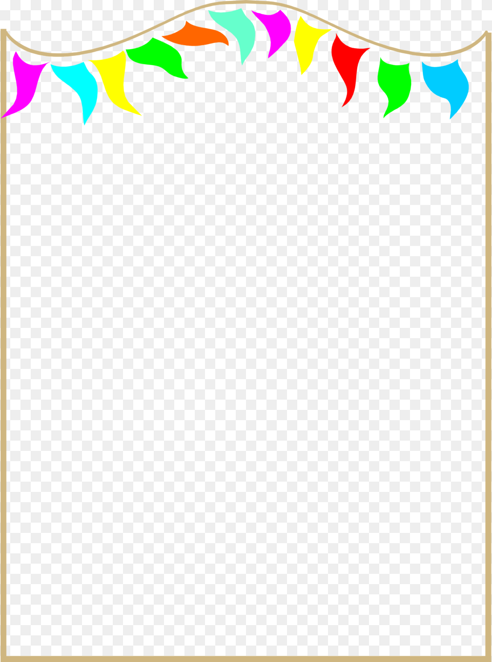 Illustration Of A Blank Frame Border With Colorful Frame Border Design Colorful, Paper Free Transparent Png