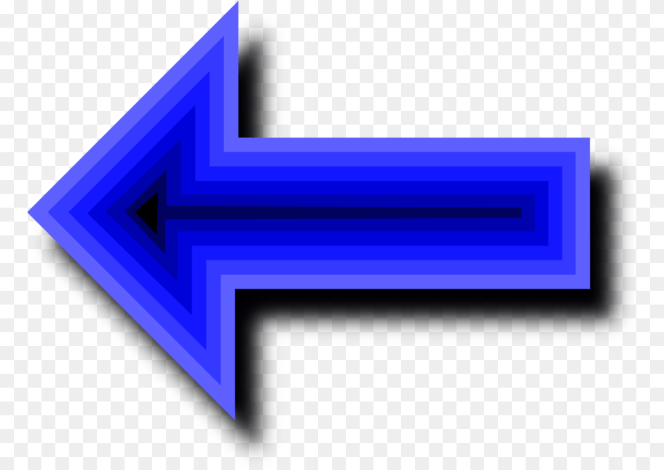 Illustration Of A Blue Arrow Arrow Pointing Left Gif Free Transparent Png