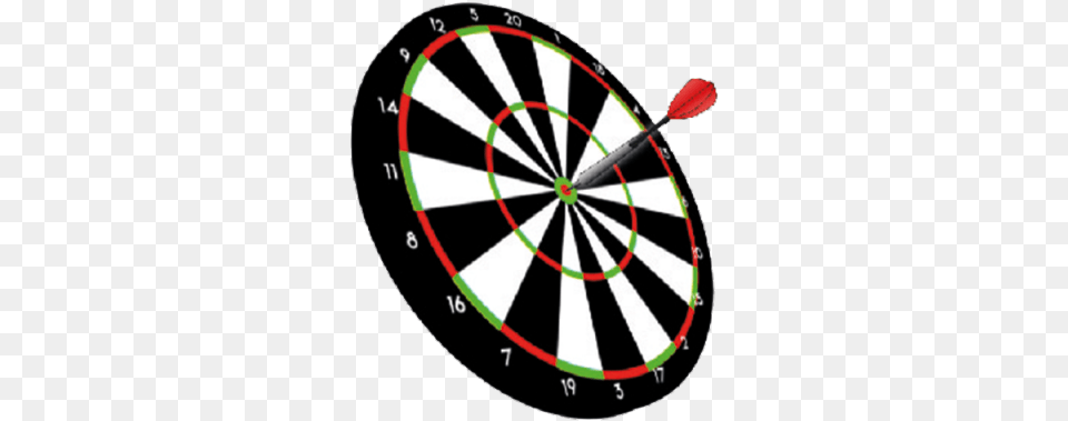 Illustration Of A Dart Board With A Dart Pin In Its Dart Board With Pin, Darts, Game, Disk Free Png