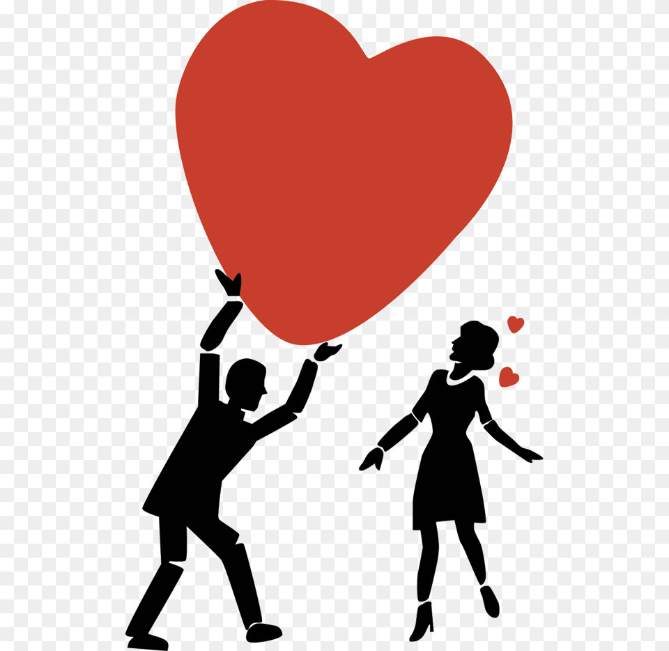 Illustration Of A Man And Woman In Love Illustration, Adult, Female, Male, Person Free Png Download