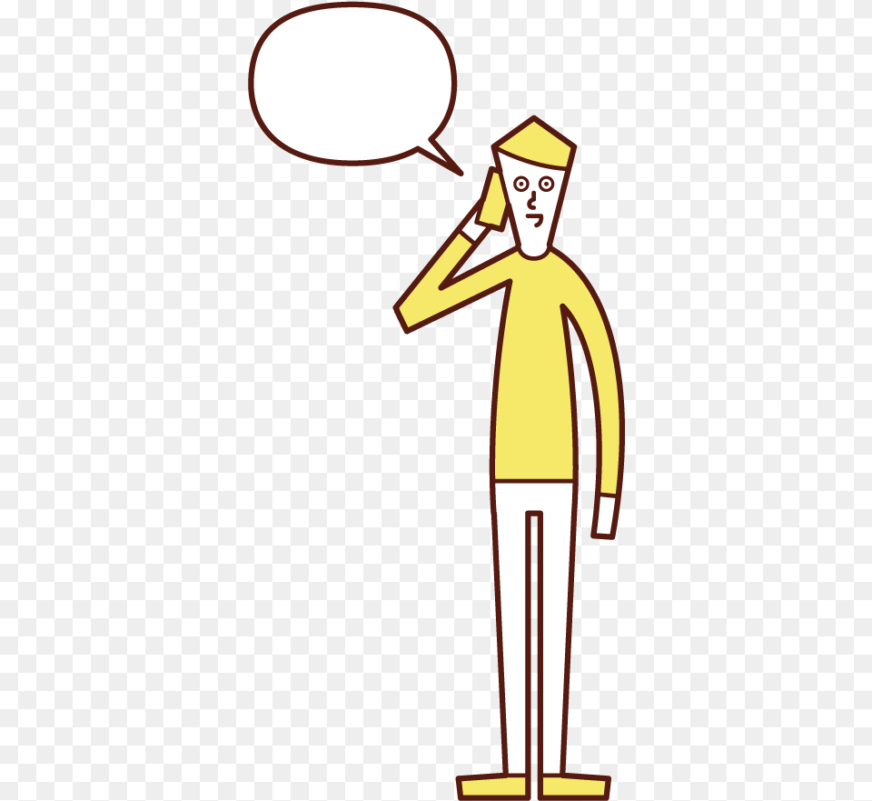 Illustration Of A Man Talking On The Phone, Lamp, Lighting, Adult, Female Png Image