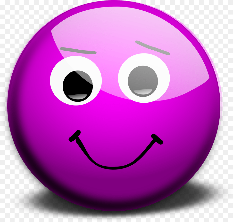 Illustration Of A Purple Smiley Face Smiley Face Clip Art, Sphere, Disk Free Png Download