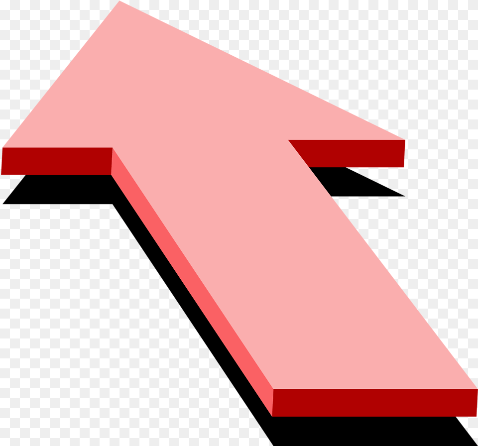 Illustration Of Apink Up Arrow Arrow 3d Blue And Pink Pink Pointing Arrow, Symbol, Number, Text Free Transparent Png