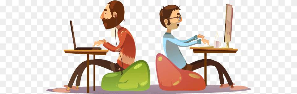 Illustration Of Coworking, Adult, Female, Person, Woman Png