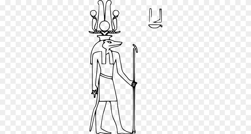 Illustration Of Egyptian God Anubis Free Png