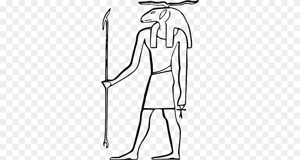 Illustration Of Egyptian God Khnum, Animal, Kangaroo, Mammal Png Image