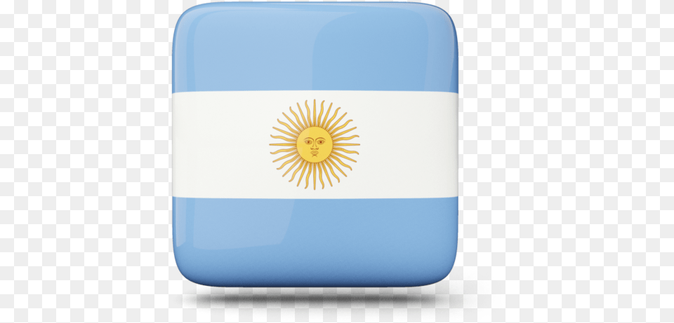 Illustration Of Flag Of Argentina Argentina Flag Square Icon, Bottle, Cosmetics, Sunscreen Free Png