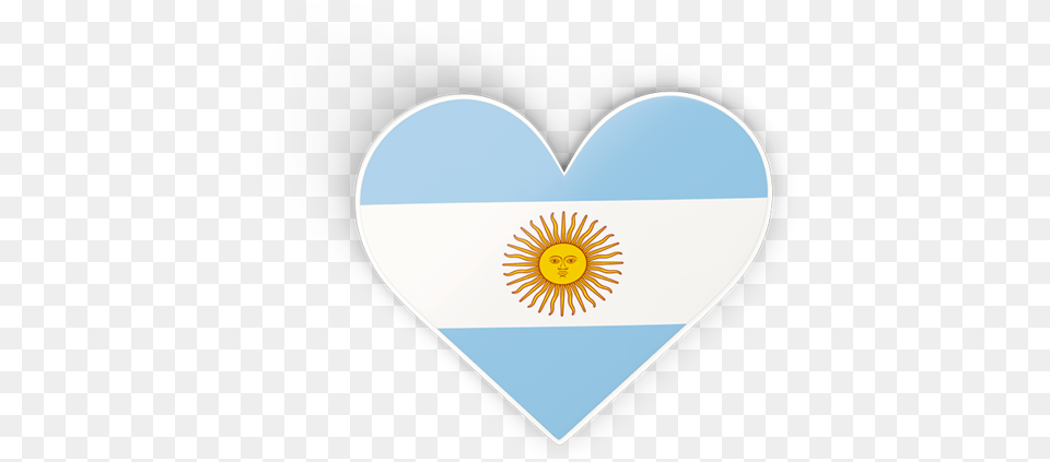 Illustration Of Flag Of Argentina Argentina Heart Flag, Disk Free Png Download