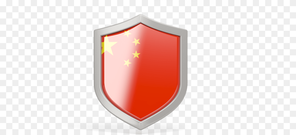 Illustration Of Flag Of China Chinese Flag Shield, Armor, Food, Ketchup Free Transparent Png