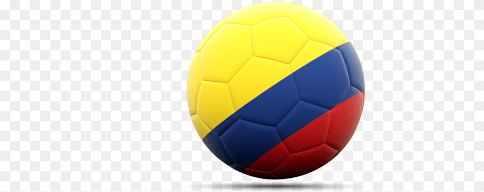 Illustration Of Flag Of Colombia Colombia Soccer Ball, Football, Soccer Ball, Sport, Sphere Png Image