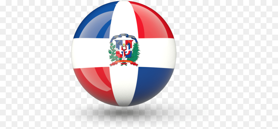Illustration Of Flag Of Dominican Republic Dominican Republic Flag Icon, Logo, Sphere Free Transparent Png