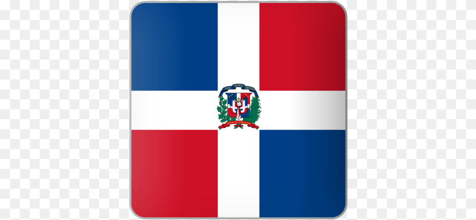 Illustration Of Flag Of Dominican Republic Dominican Republic Flag Square Free Png Download