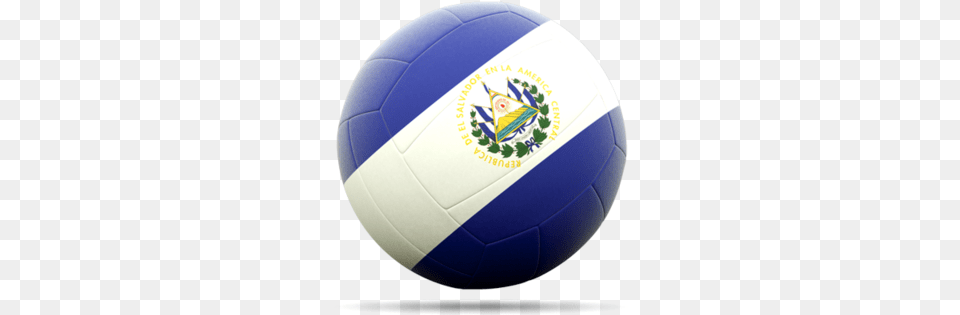 Illustration Of Flag Of El Salvador Volleyball El Salvador, Ball, Football, Soccer, Soccer Ball Png Image