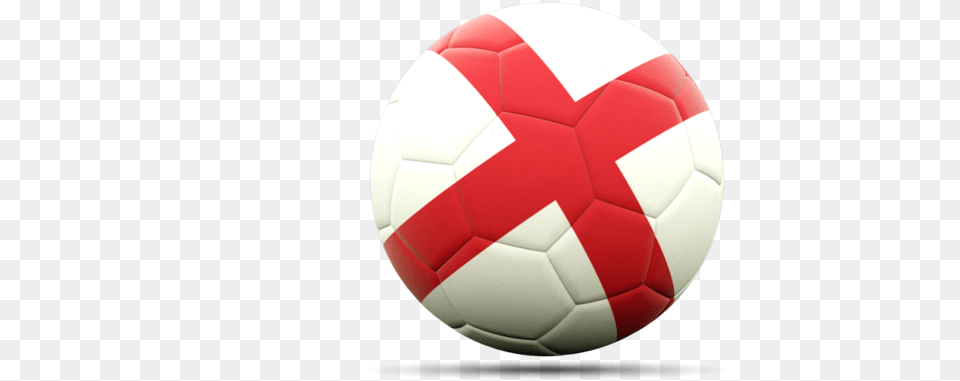 Illustration Of Flag Of England England Football Flag Transparent, Ball, Soccer, Soccer Ball, Sport Free Png